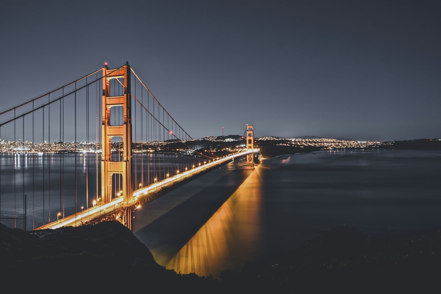 An image of the Golden Gate Bridge in San Francisco, CA